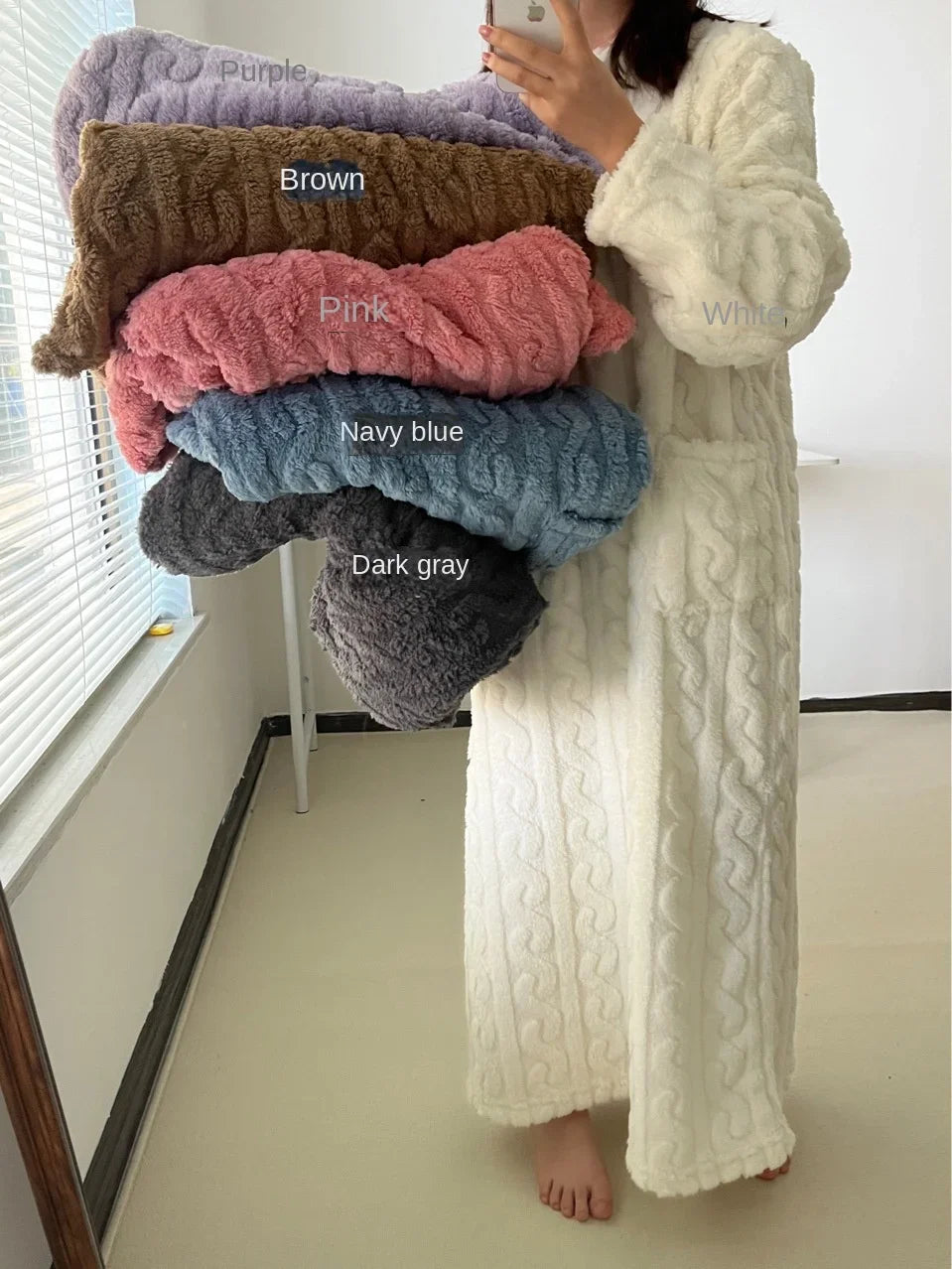 Ensemble Pyjama en Velours d'hiver