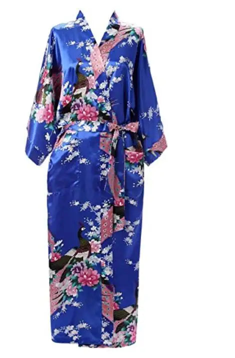 Kimono en Rayonne à Fleurs Grande Taille Sexy
