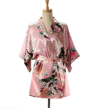 Kimono en Satin de Soie Japonais