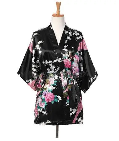 Kimono en Satin de Soie Japonais