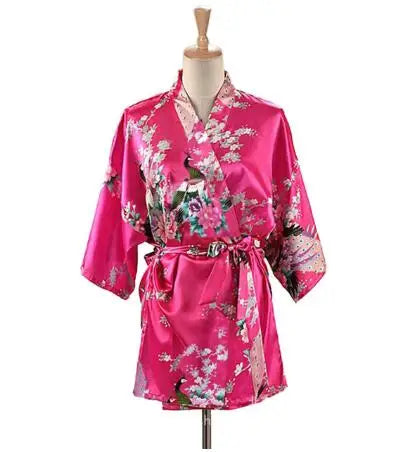 Kimono en Satin de Soie Japonais