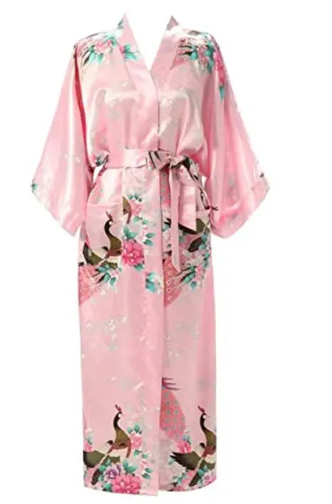 Kimono en Rayonne à Fleurs Grande Taille Sexy