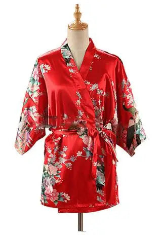 Kimono en Satin de Soie Japonais