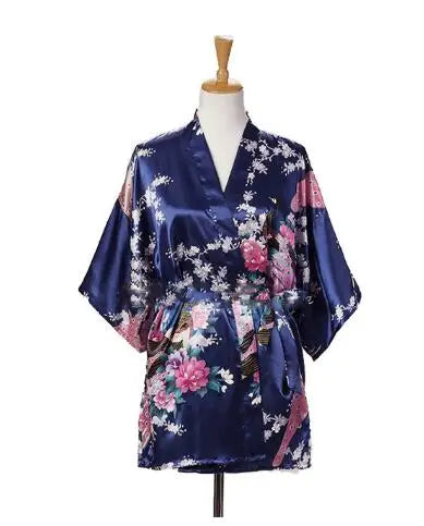 Kimono en Satin de Soie Japonais