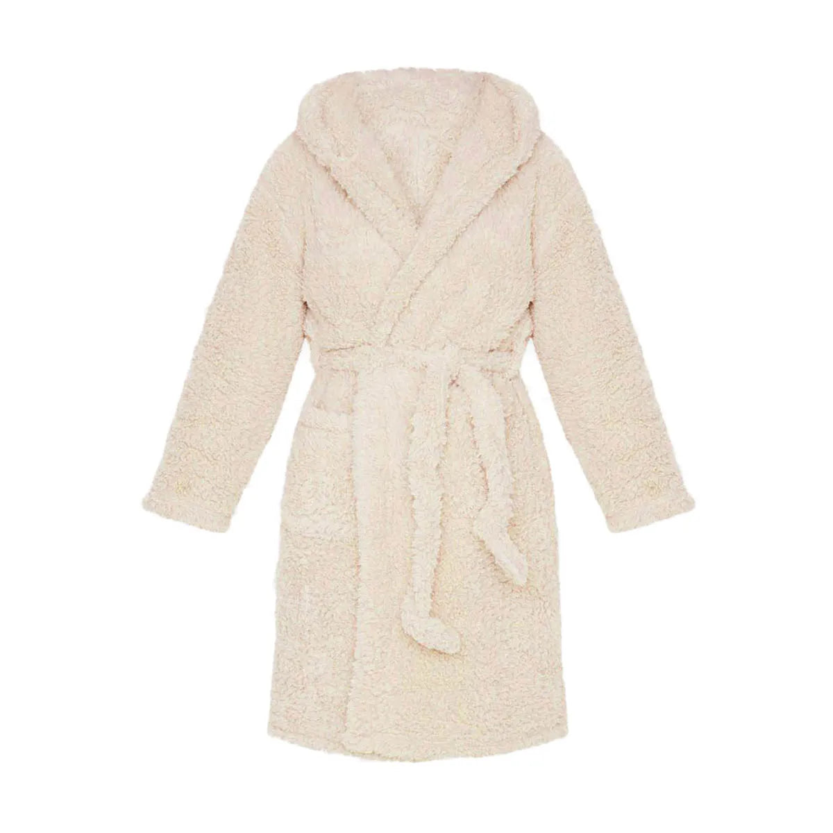 Peignoir en Peluche Col en V d'hiver