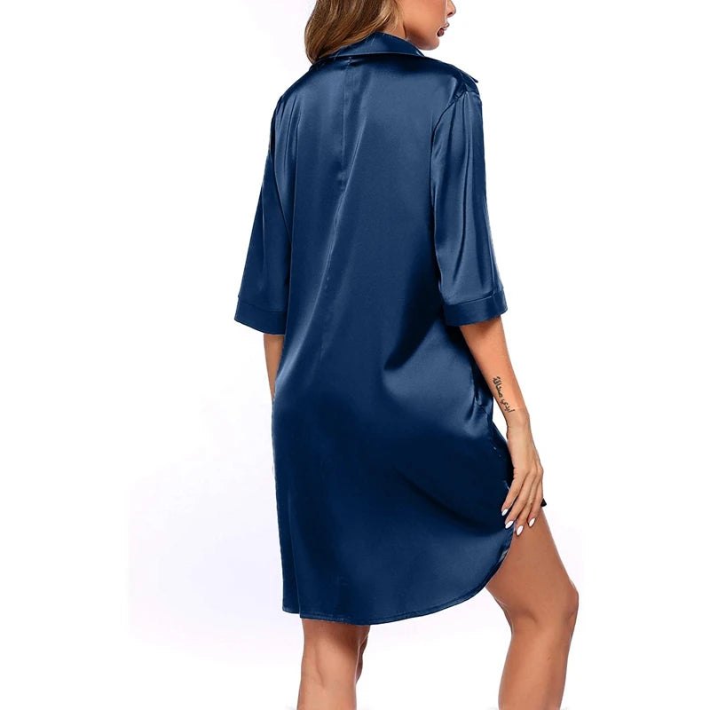 Chemise de Nuit en Satin