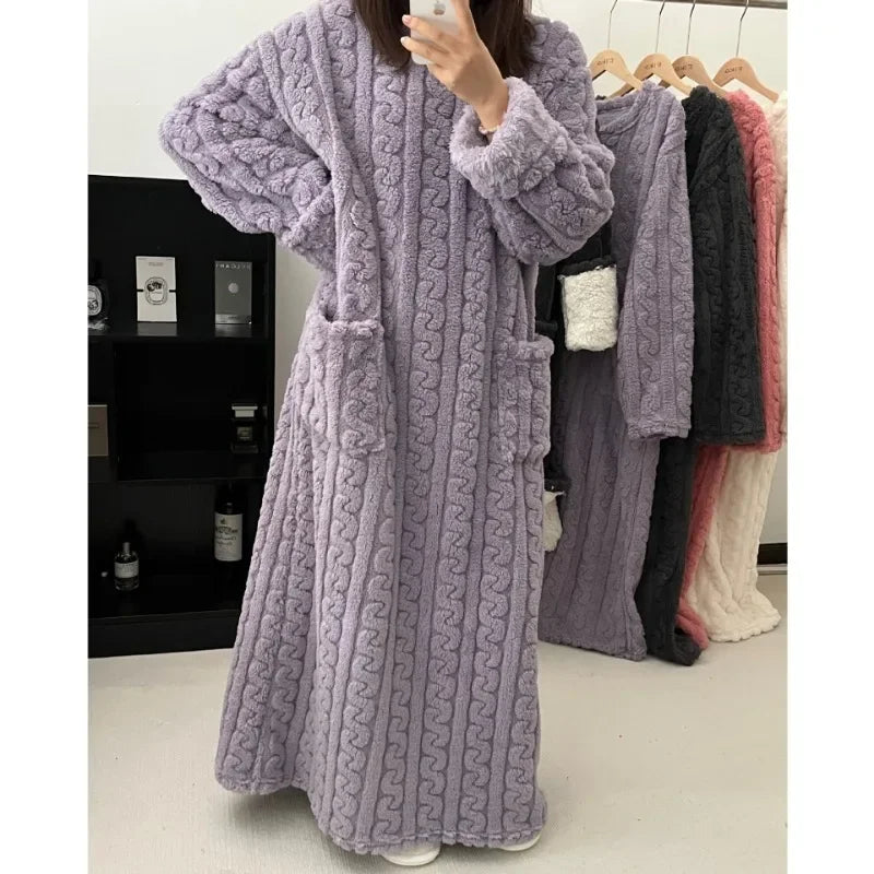 Ensemble Pyjama en Velours d'hiver