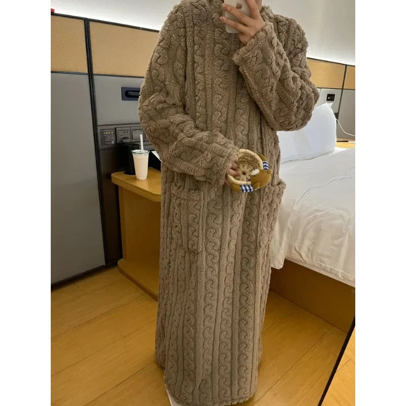 Ensemble Pyjama en Velours d'hiver