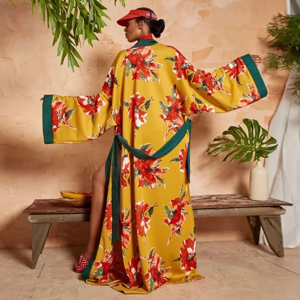 Kimono Traditionnel Élégant