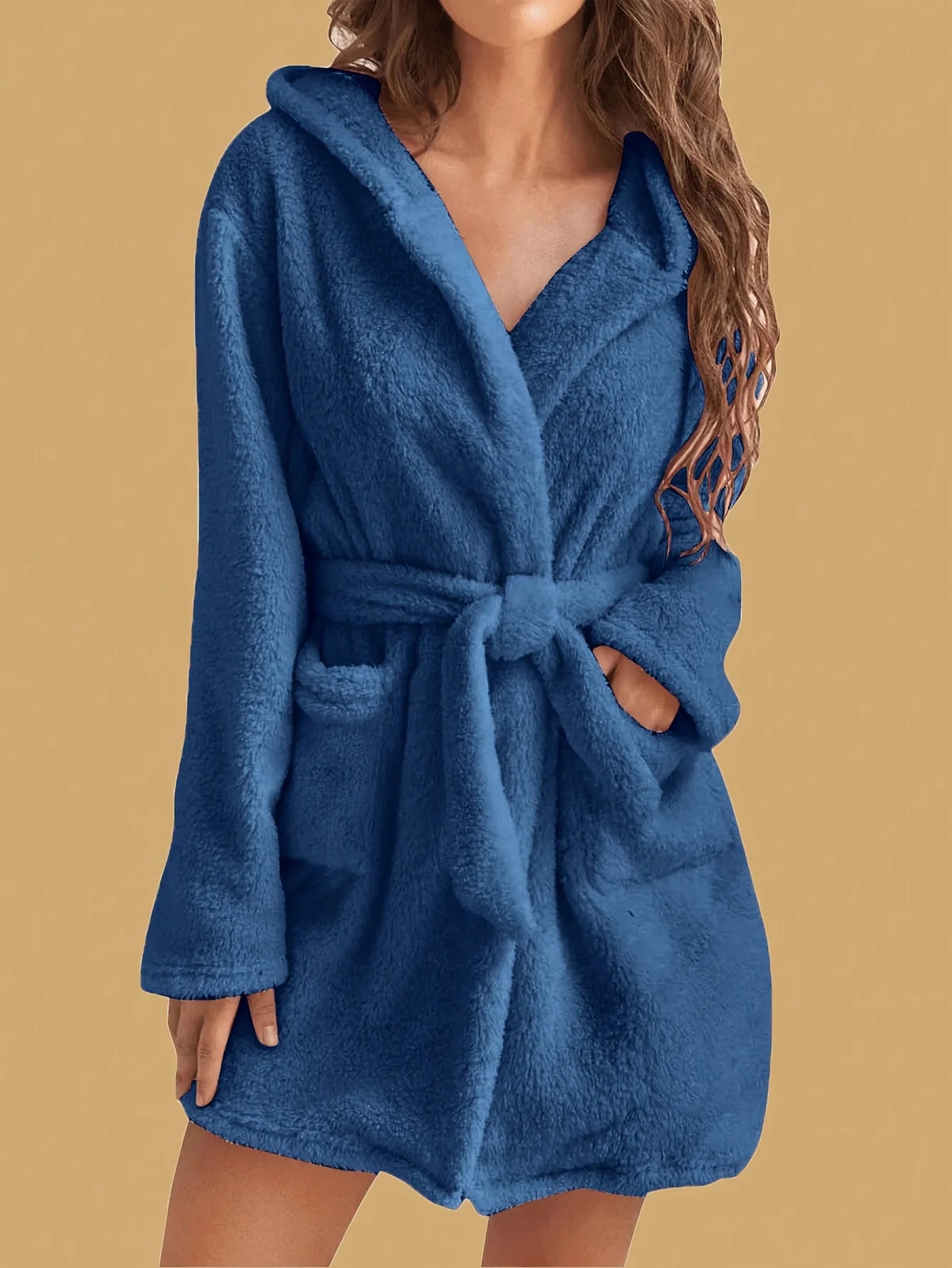 Ensemble Pyjama en Polaire à Capuche d'hiver