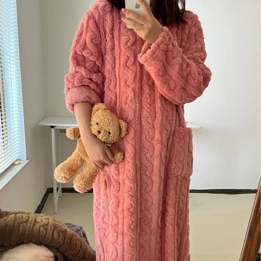 Ensemble Pyjama en Velours d'hiver