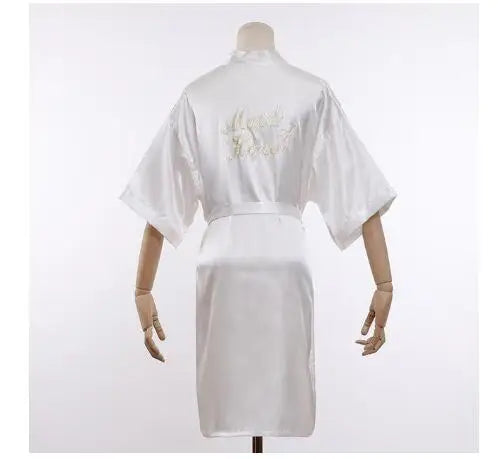 Peignoir de Mariée Élégant