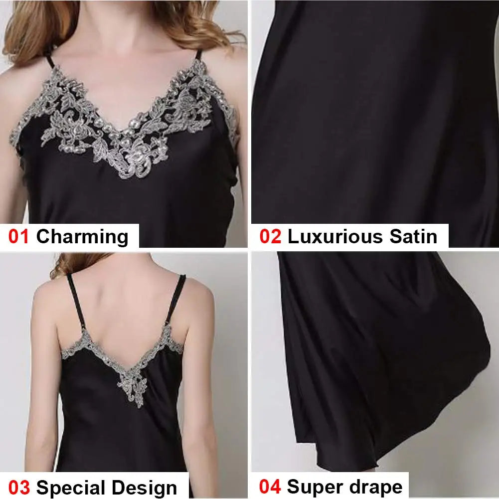 Chemise de Nuit en Dentelle Sexy