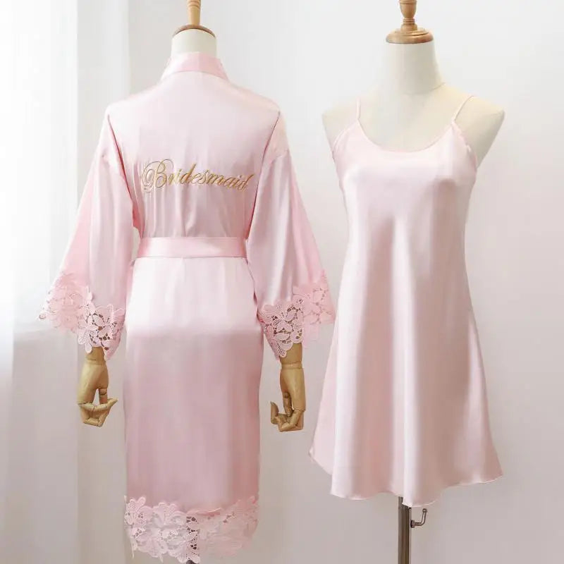 Peignoir en Dentelle de Mariée