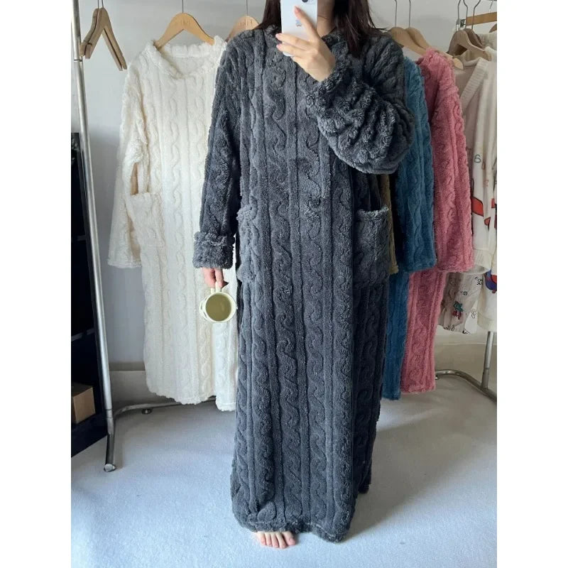 Ensemble Pyjama en Velours d'hiver