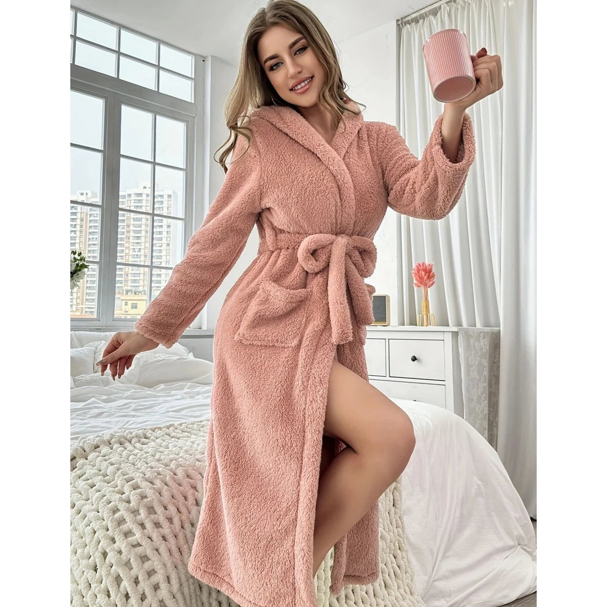 Peignoir à Capuche
