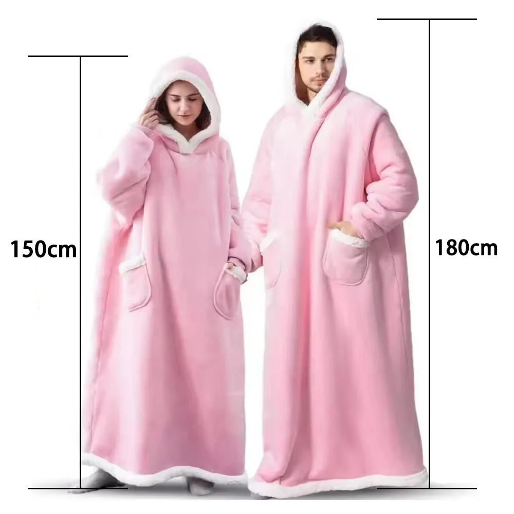 Ensemble Pyjama en Flanelle à Capuche