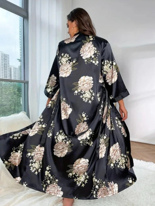 Ensemble Pyjama en Soie Grande Taille Sexy