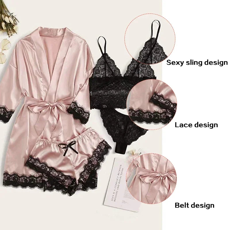 Peignoir en Dentelle Sexy #3