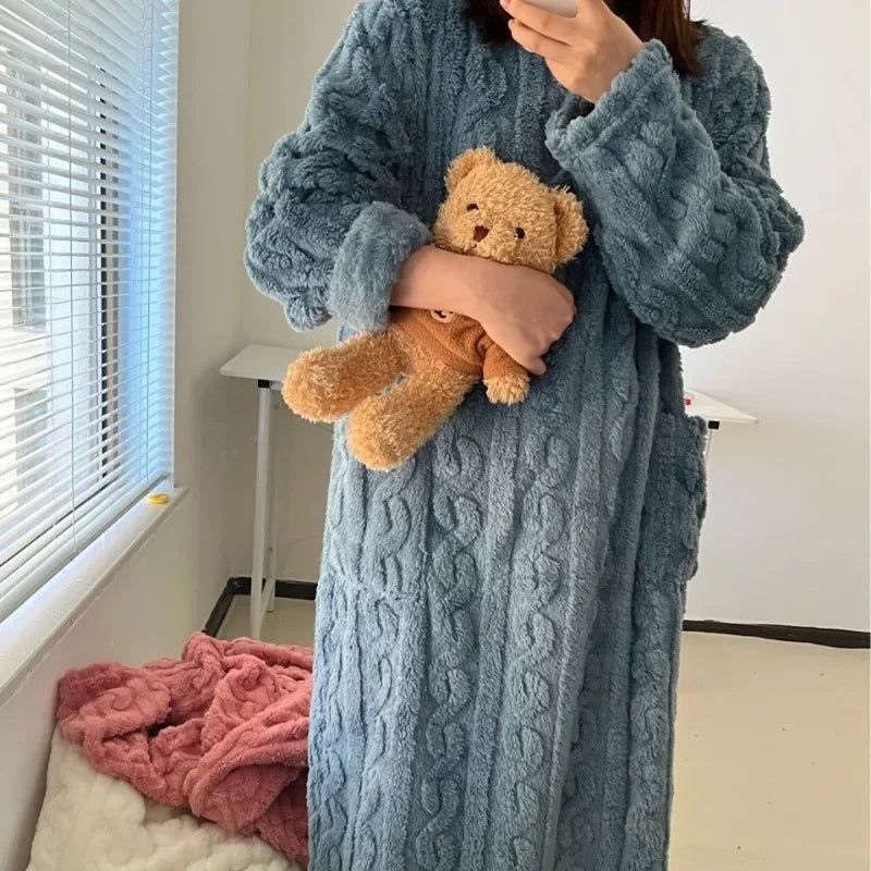 Ensemble Pyjama en Velours d'hiver