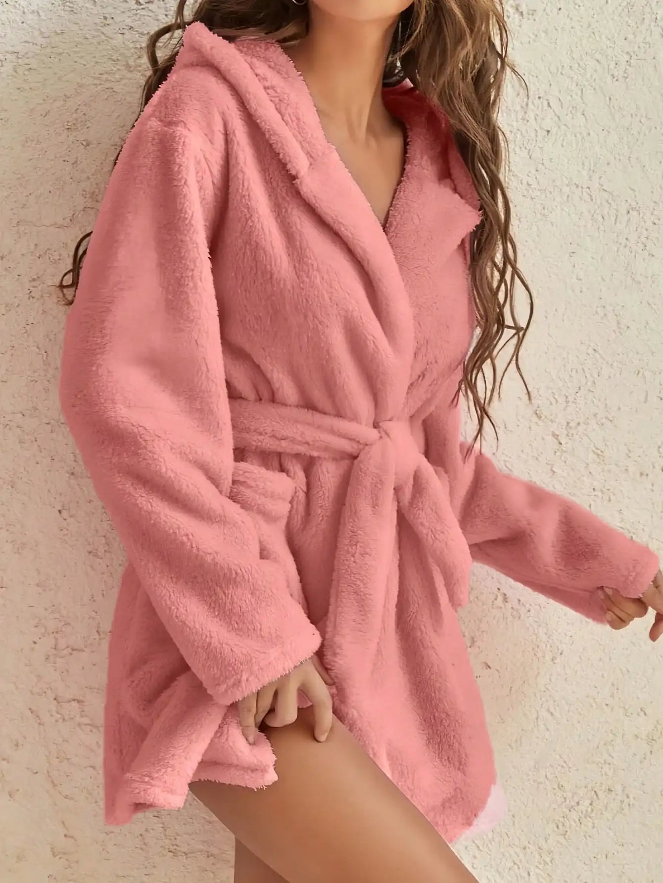 Ensemble Pyjama en Polaire à Capuche d'hiver
