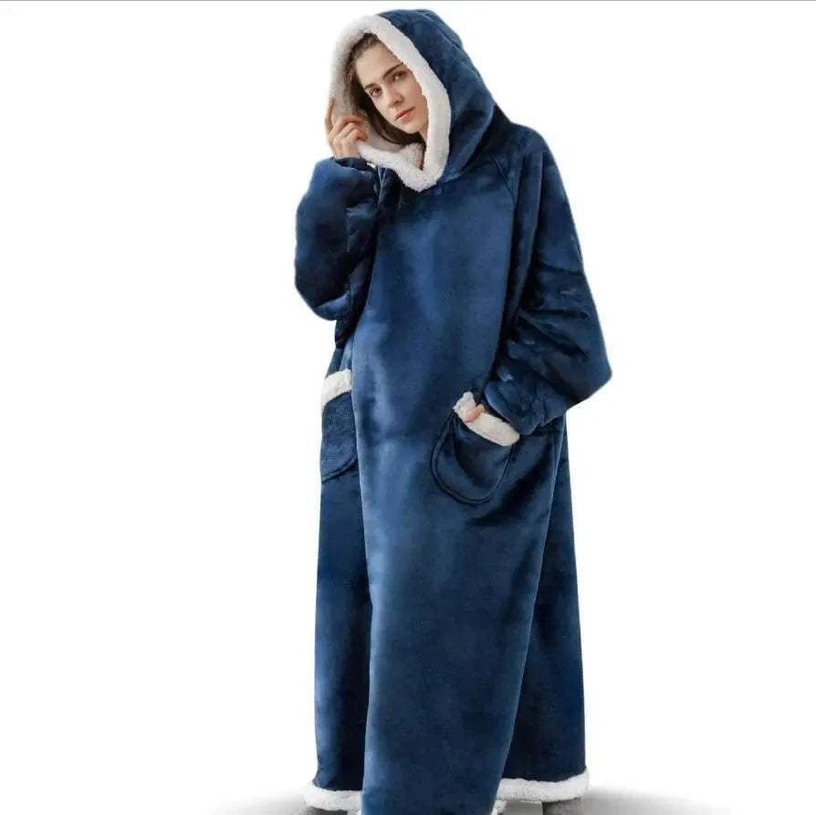 Ensemble Pyjama en Flanelle à Capuche