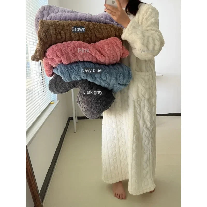 Ensemble Pyjama en Velours d'hiver