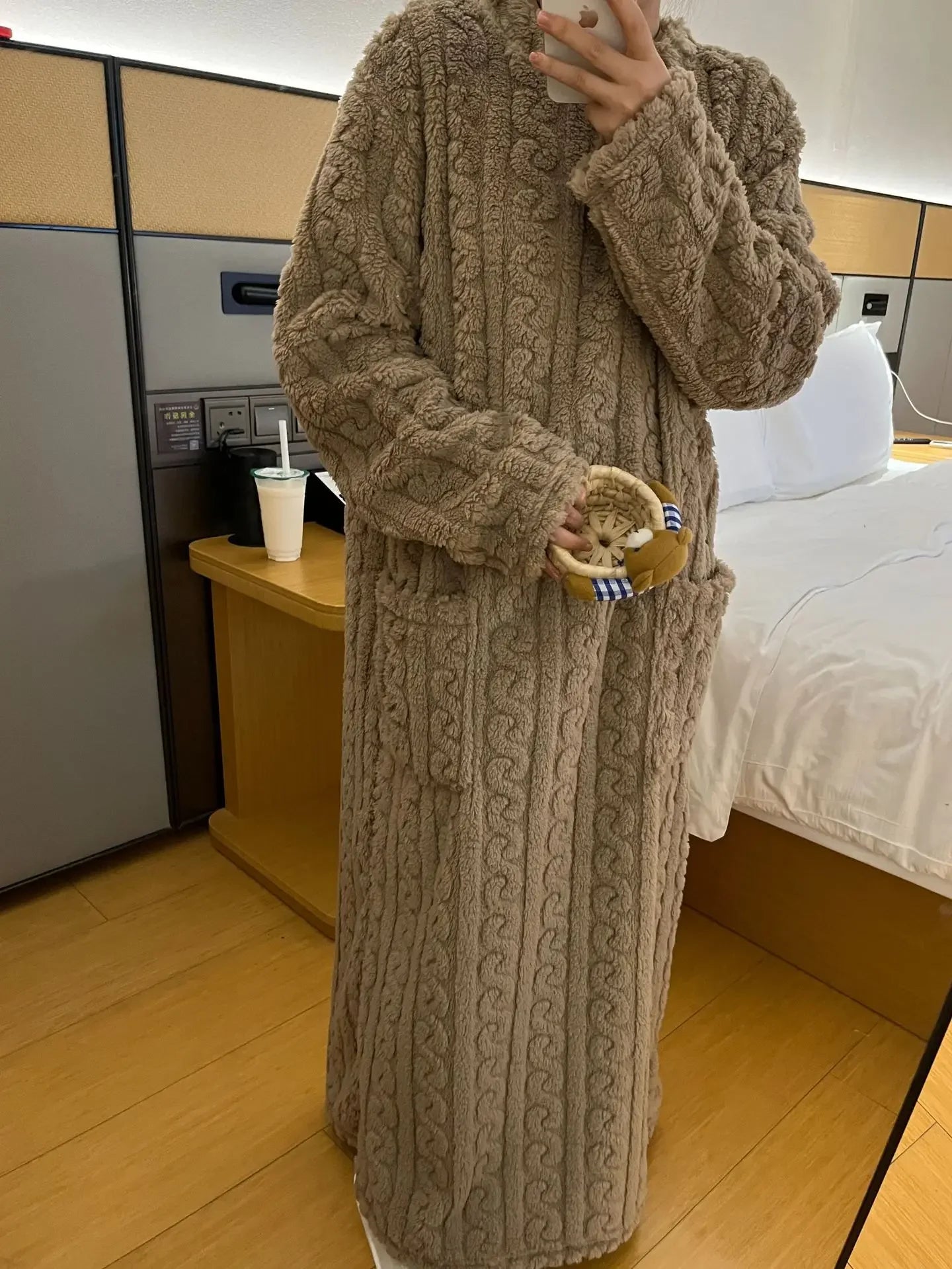 Ensemble Pyjama en Velours d'hiver