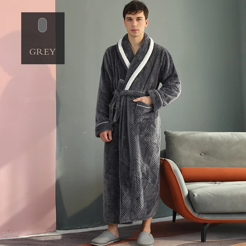 Peignoir en Flanelle Long Couple