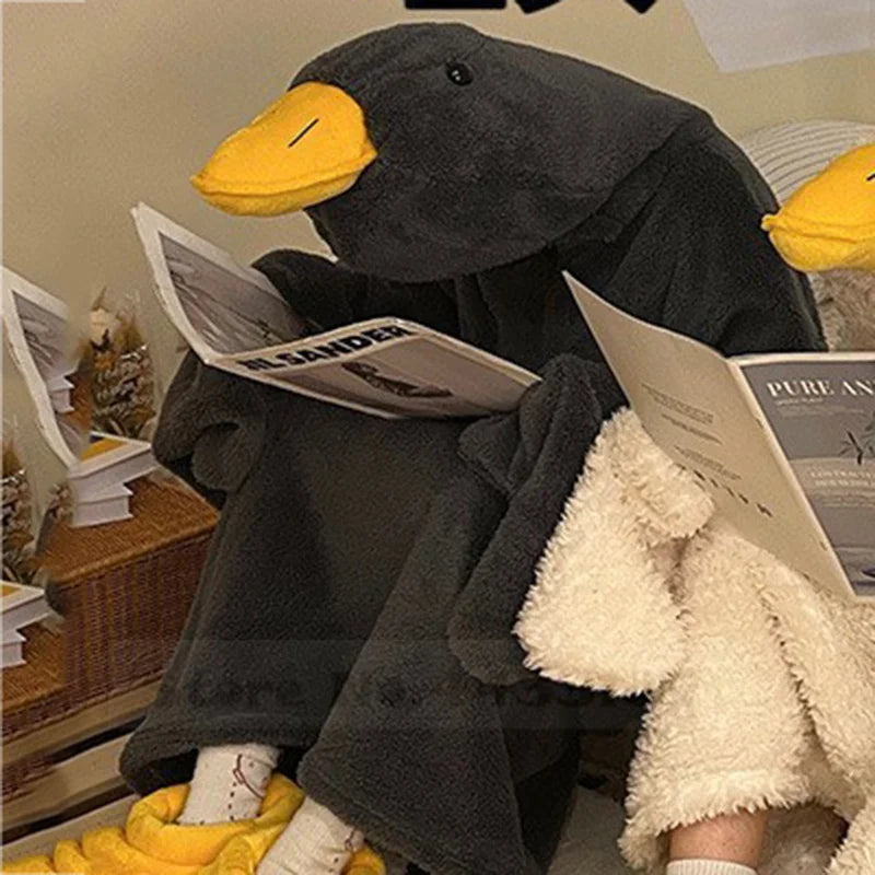 Chemise de Nuit à Capuche Couple