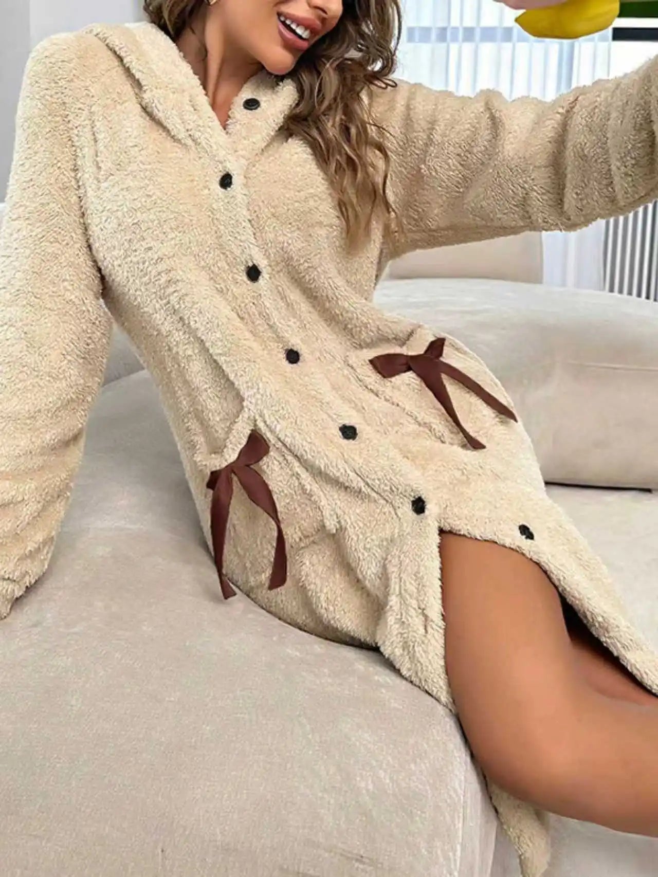 Peignoir en Polaire d'hiver