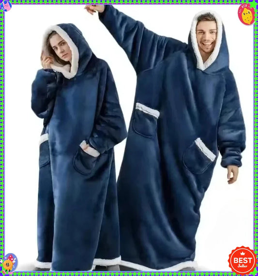 Ensemble Pyjama en Flanelle à Capuche
