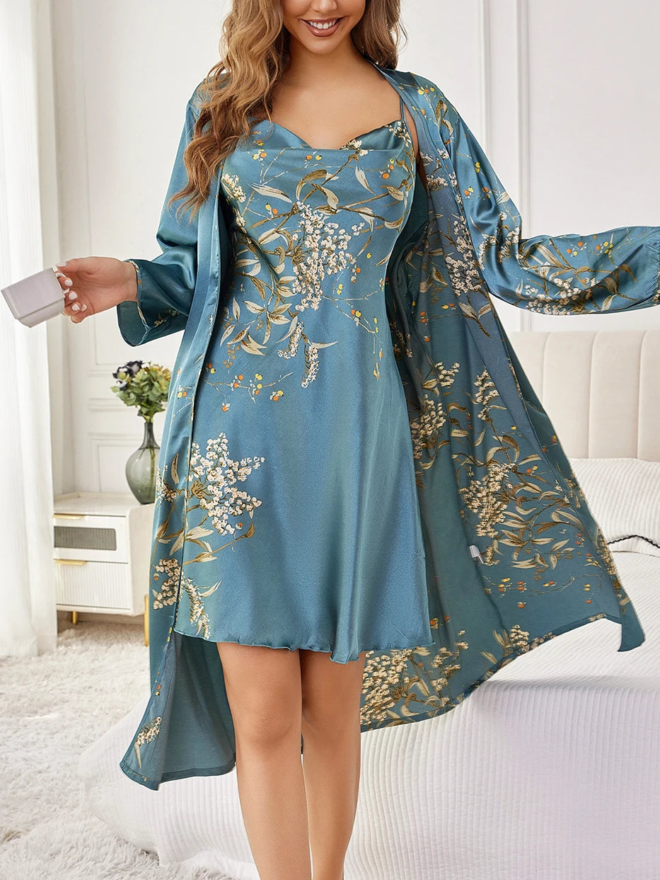 Ensemble Pyjama en Satin de Soie