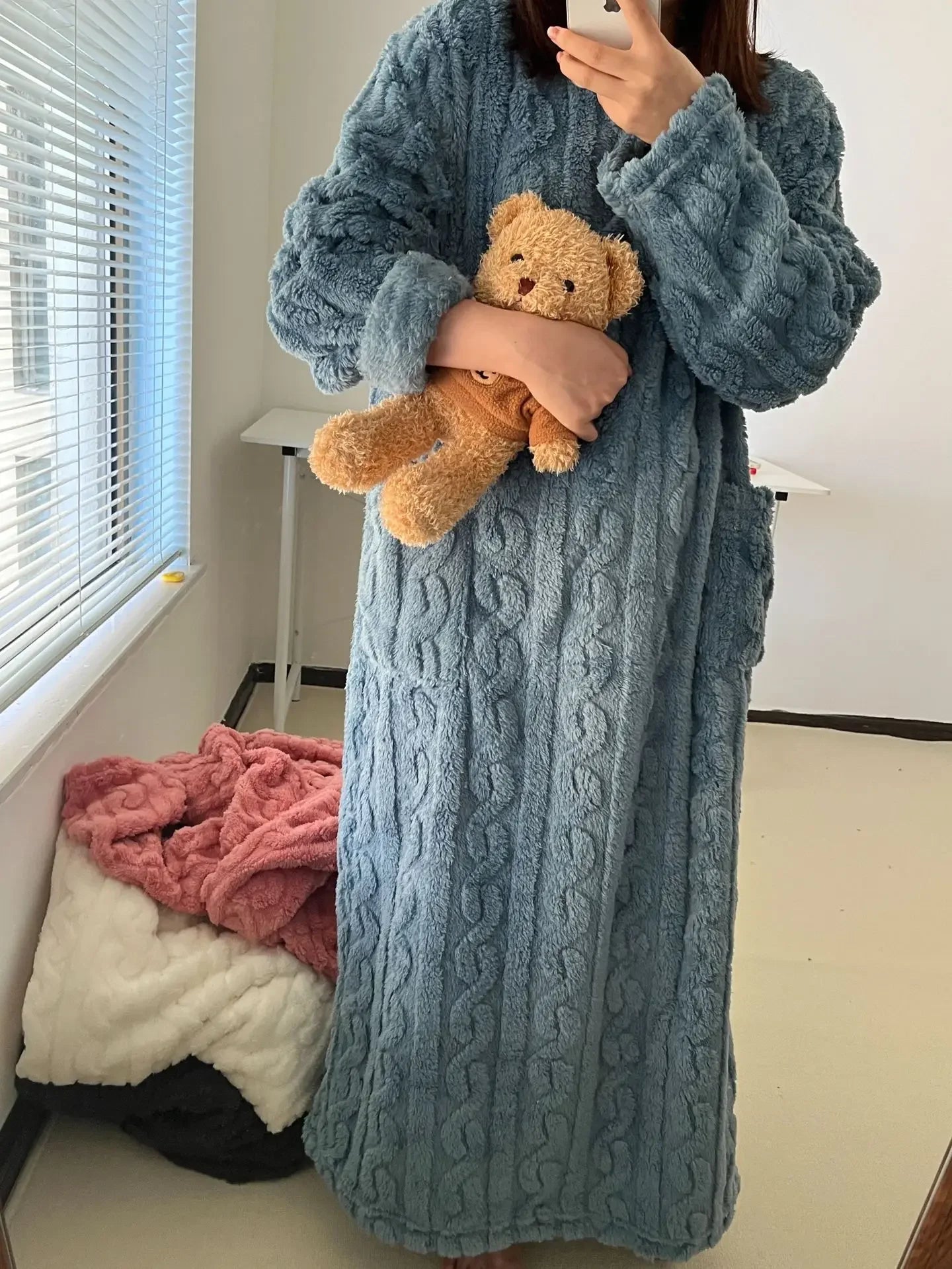 Ensemble Pyjama en Velours d'hiver