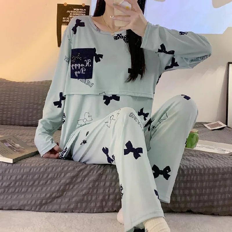 Ensemble Pyjama Automne/hiver de Maternité