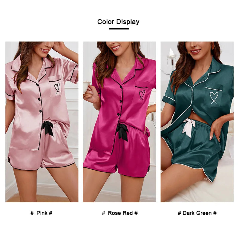 Ensemble Pyjama Manches Courtes
