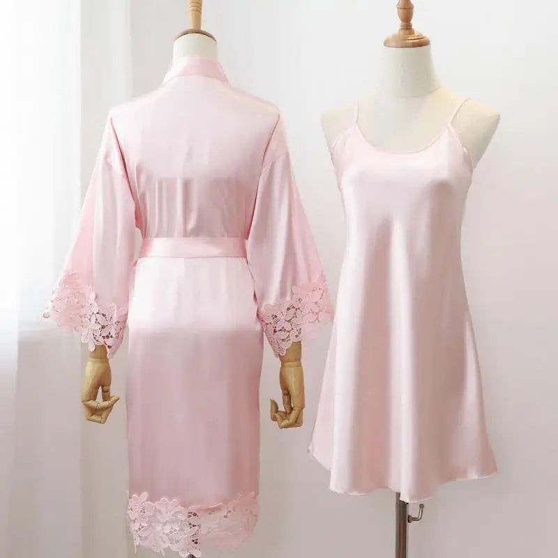 Peignoir en Dentelle de Mariée