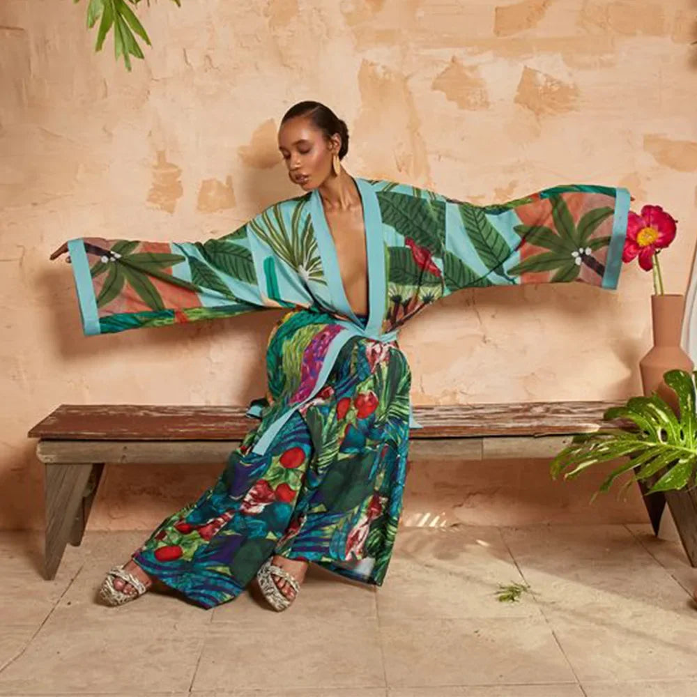Kimono Traditionnel Élégant